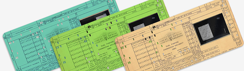 Aperture card scanning service